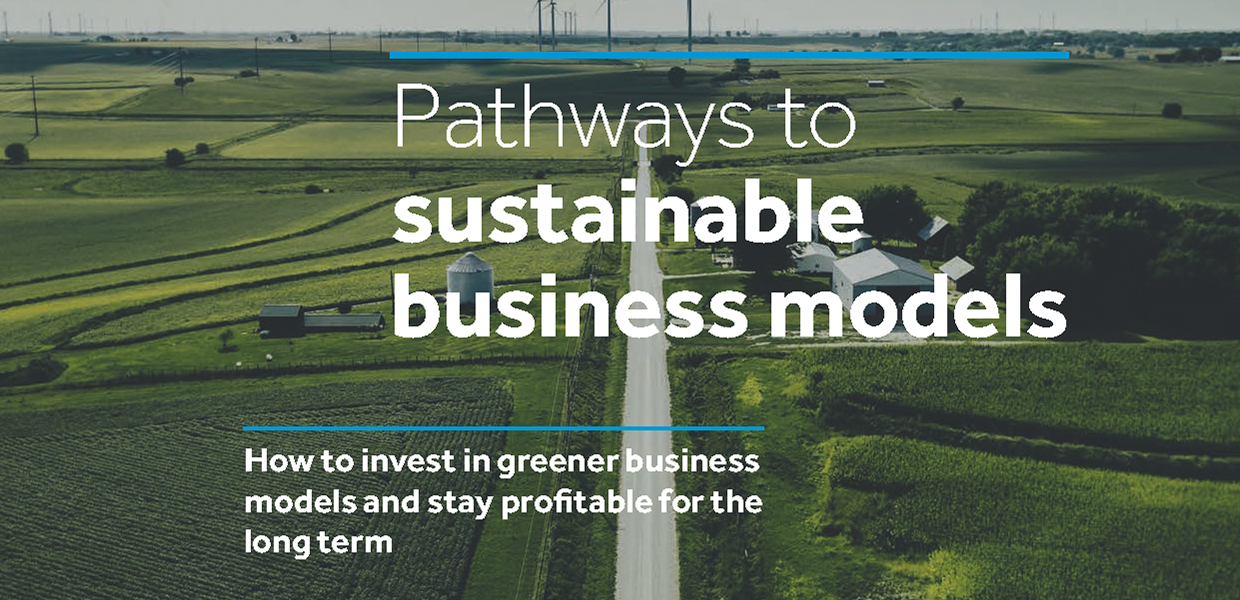 Cover of Pathways to sustainable business models report